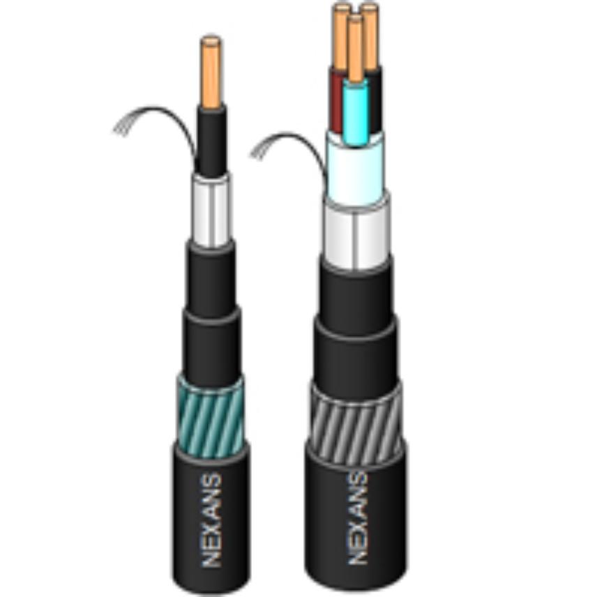 IEC 60502-1 Hypron® Armé (SWA) Non propagateur de l'incendie