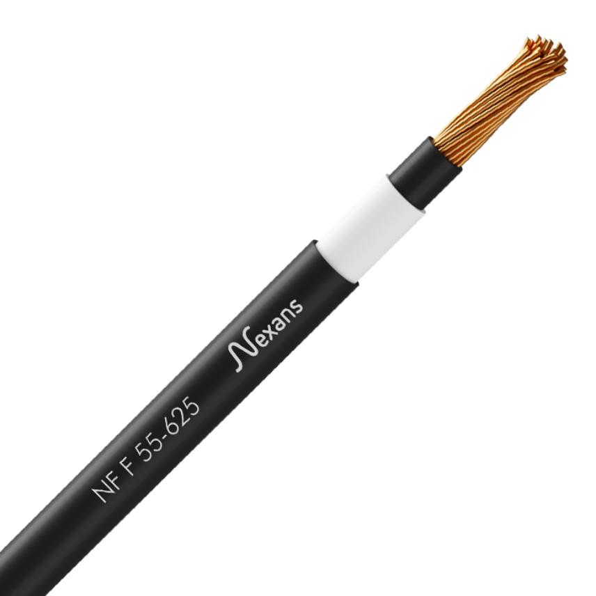 NF F 55-625 (K25) 1 core 1000V or 1800V Cl5<br>CPR B2ca-s1a, d0, a1